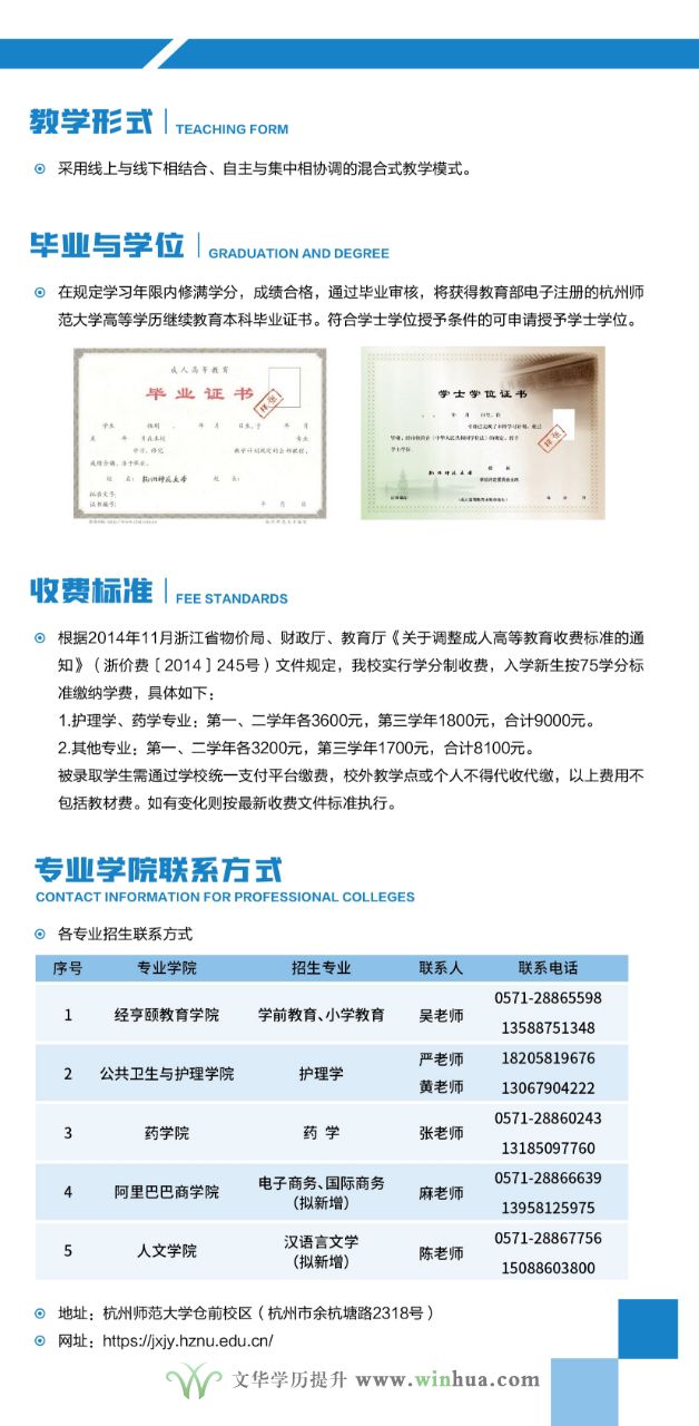 杭州师范大学2025年高等学历继续教育招生简章(图3)